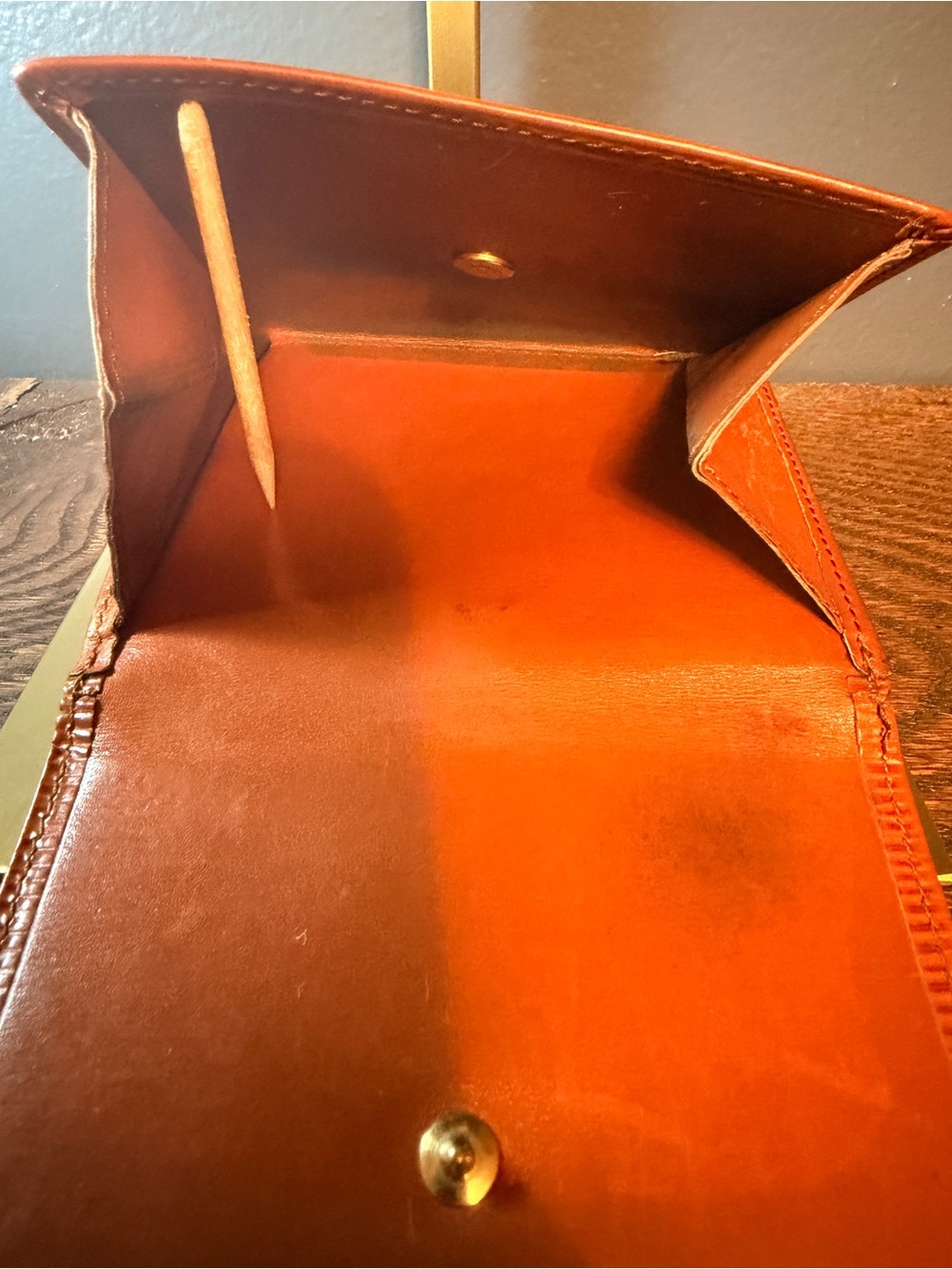 Louis Vuitton Orange Epi Fold Wallet - Picture 7 of 9